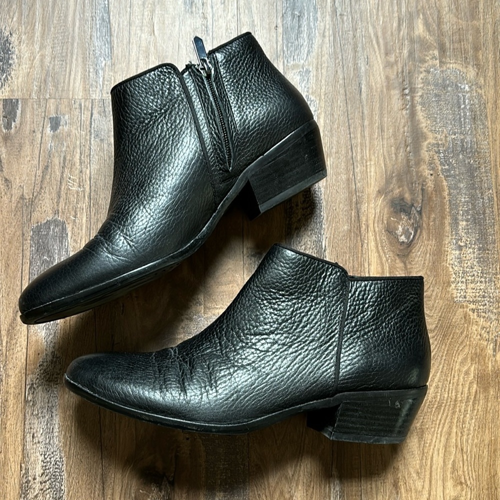 Sam Edelman Black Heeled Ankle Booties